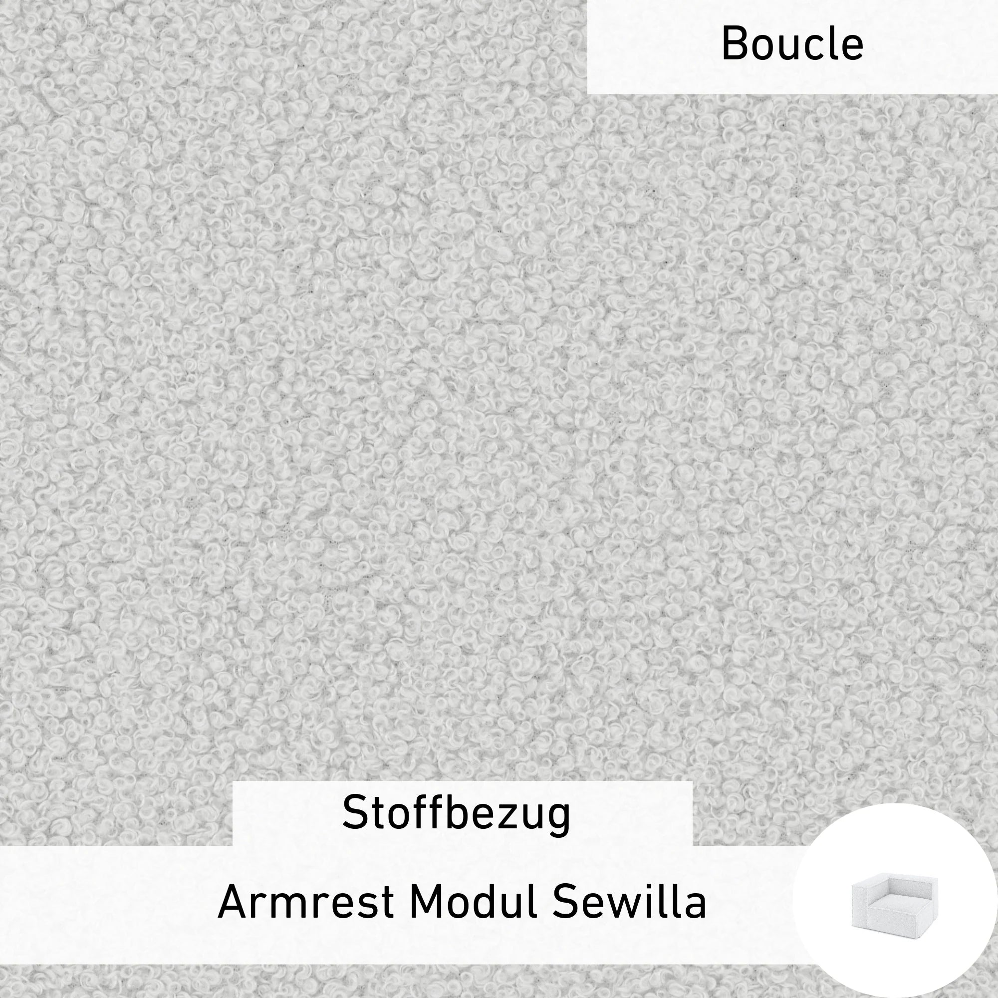 Stoffbezug - Armrest Modul Sewilla