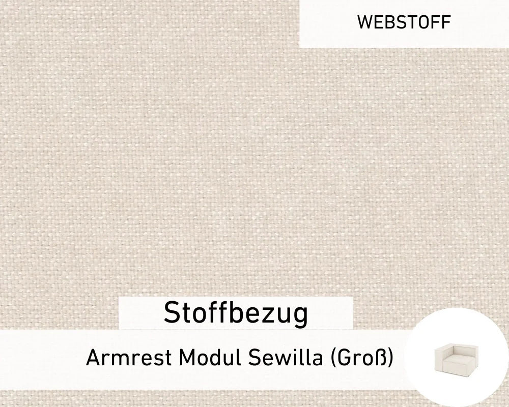 Stoffbezug - Armrest Modul Sewilla (Groß)
