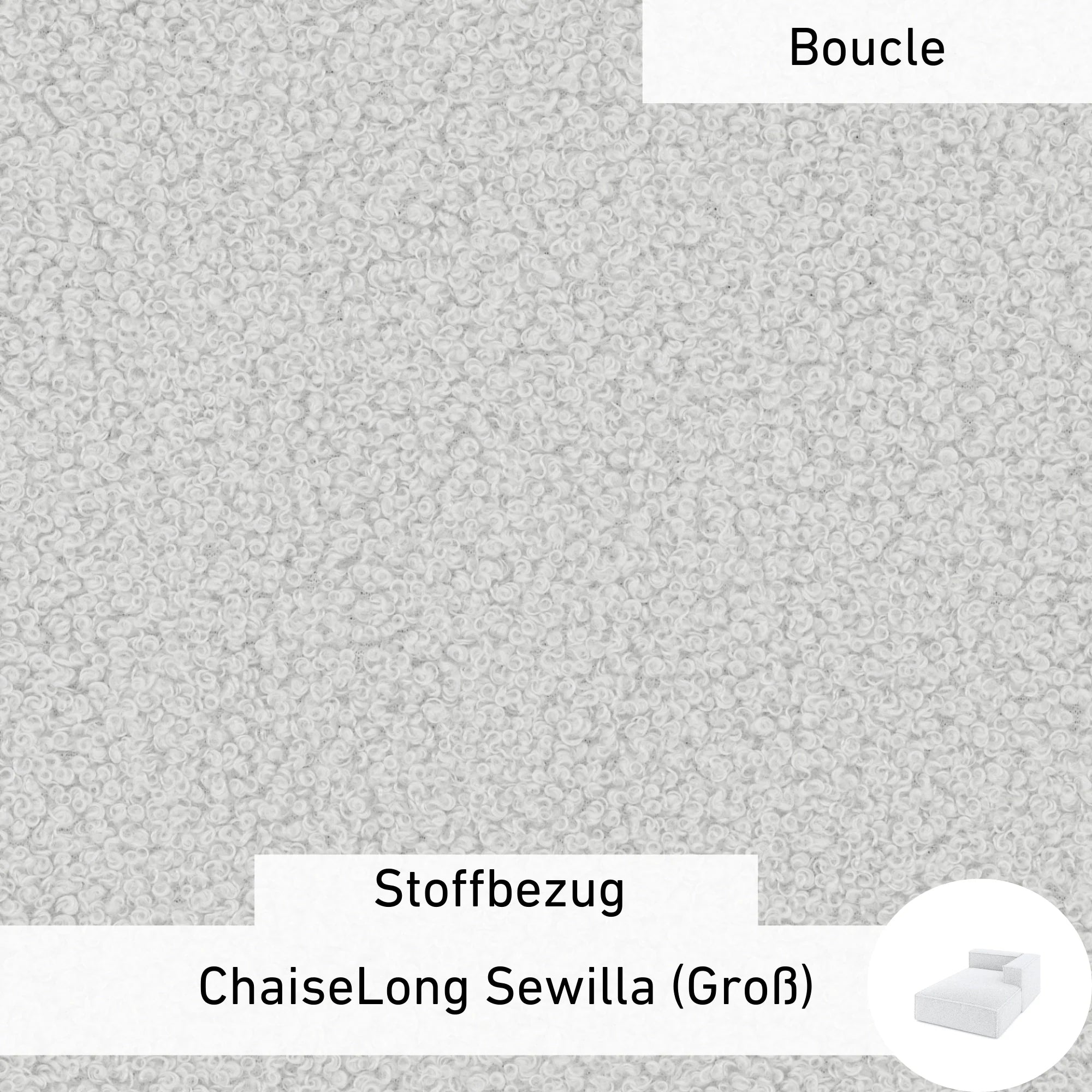 Stoffbezug - ChaiseLong Sewilla (Groß)