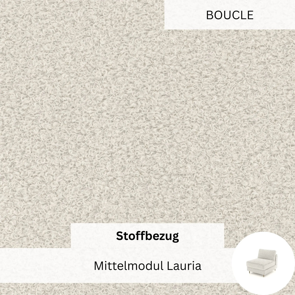 Stoffbezug - Mittelmodul Lauria