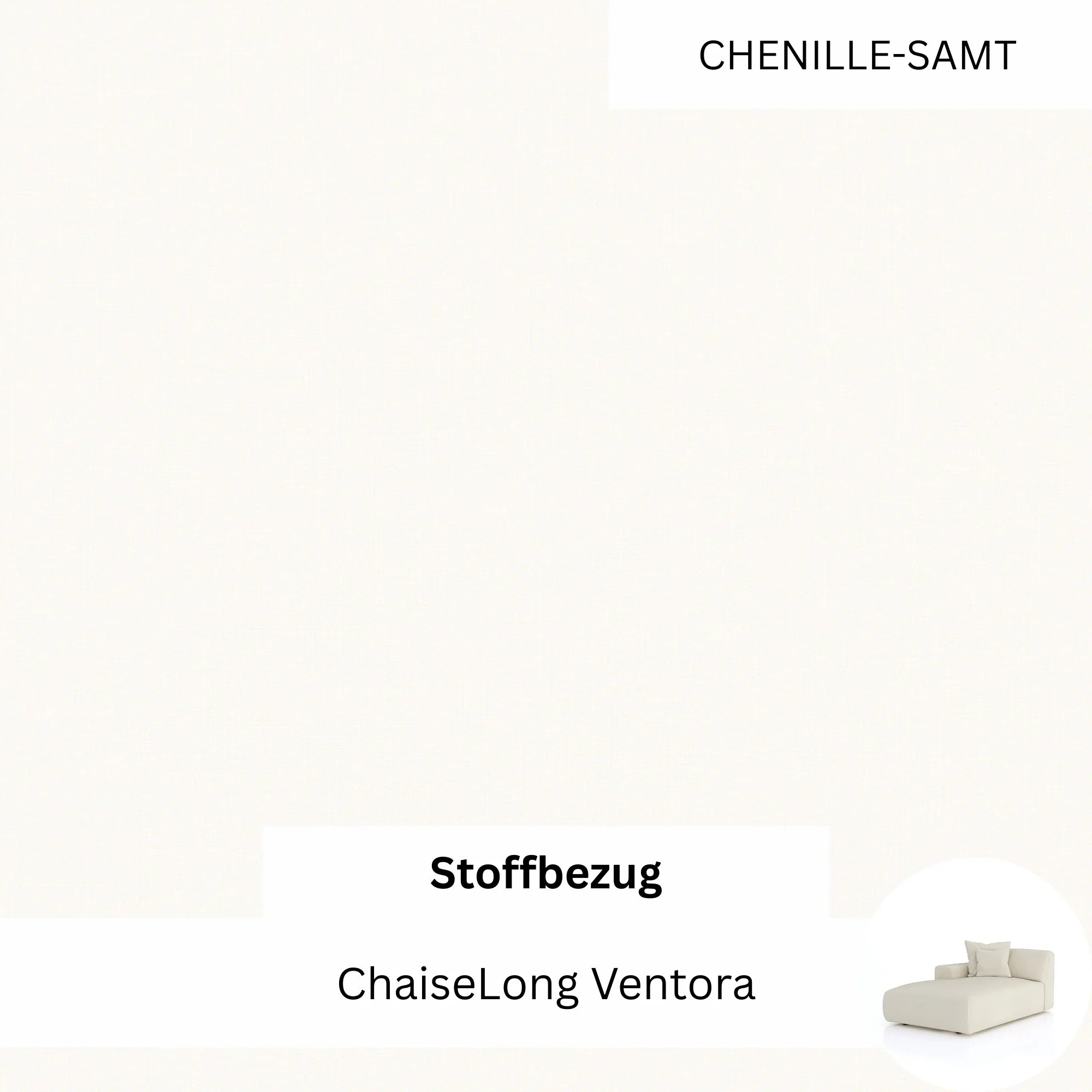 Stoffbezug - ChaiseLong Ventora (links)