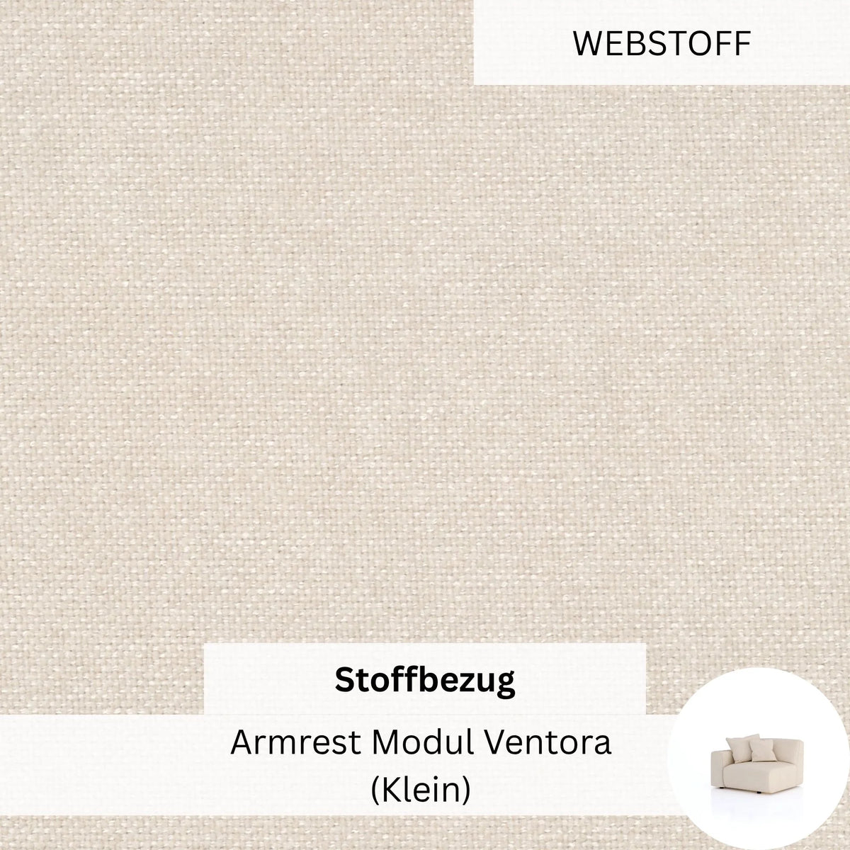 Stoffbezug - Armrest Modul Ventora (Klein) (links)
