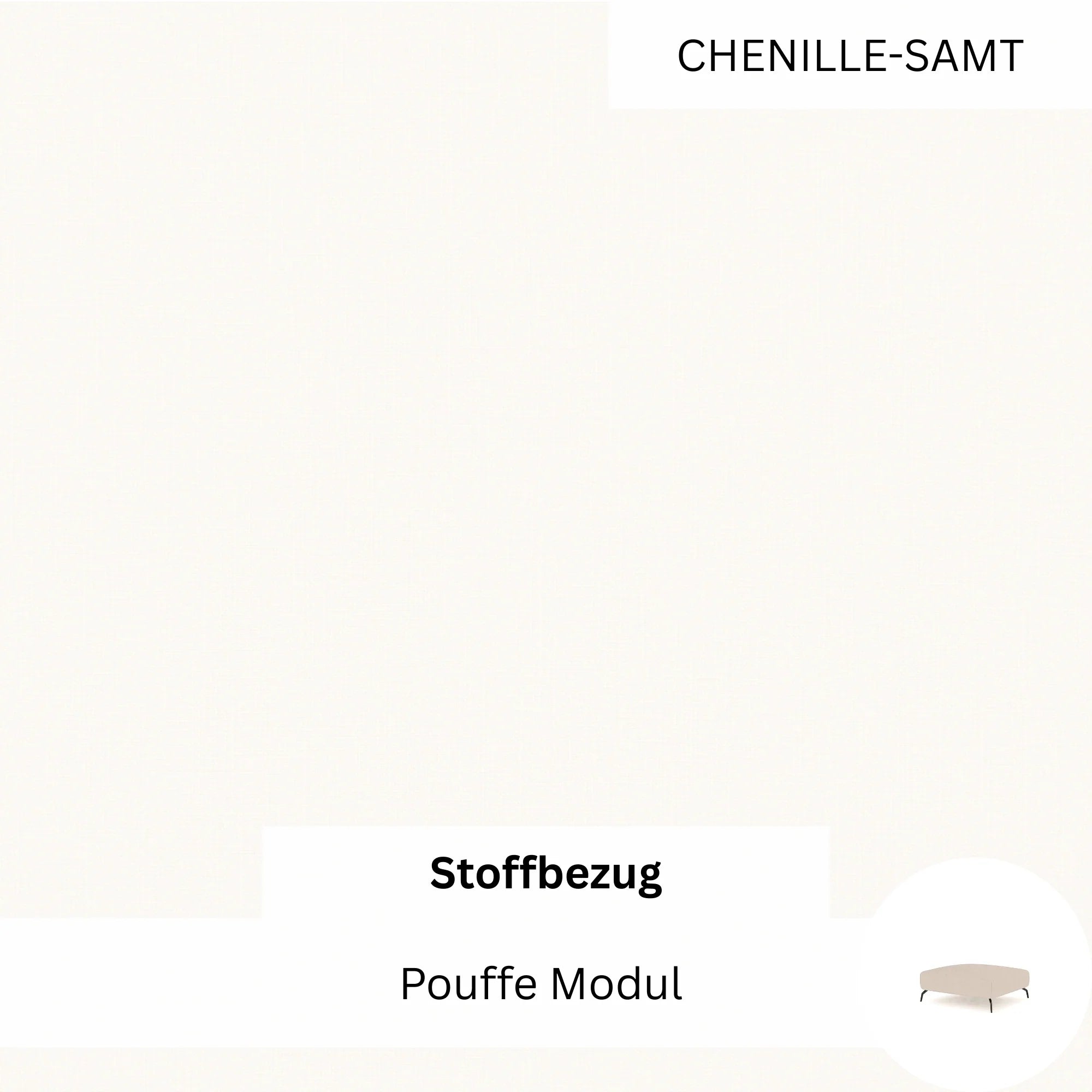 Stoffbezug - Pouffe Modul Ventora Lift