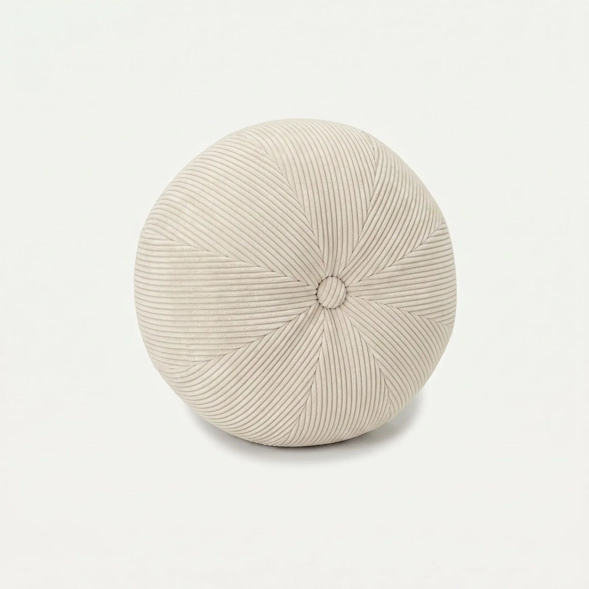Decorative cushion Ball with button