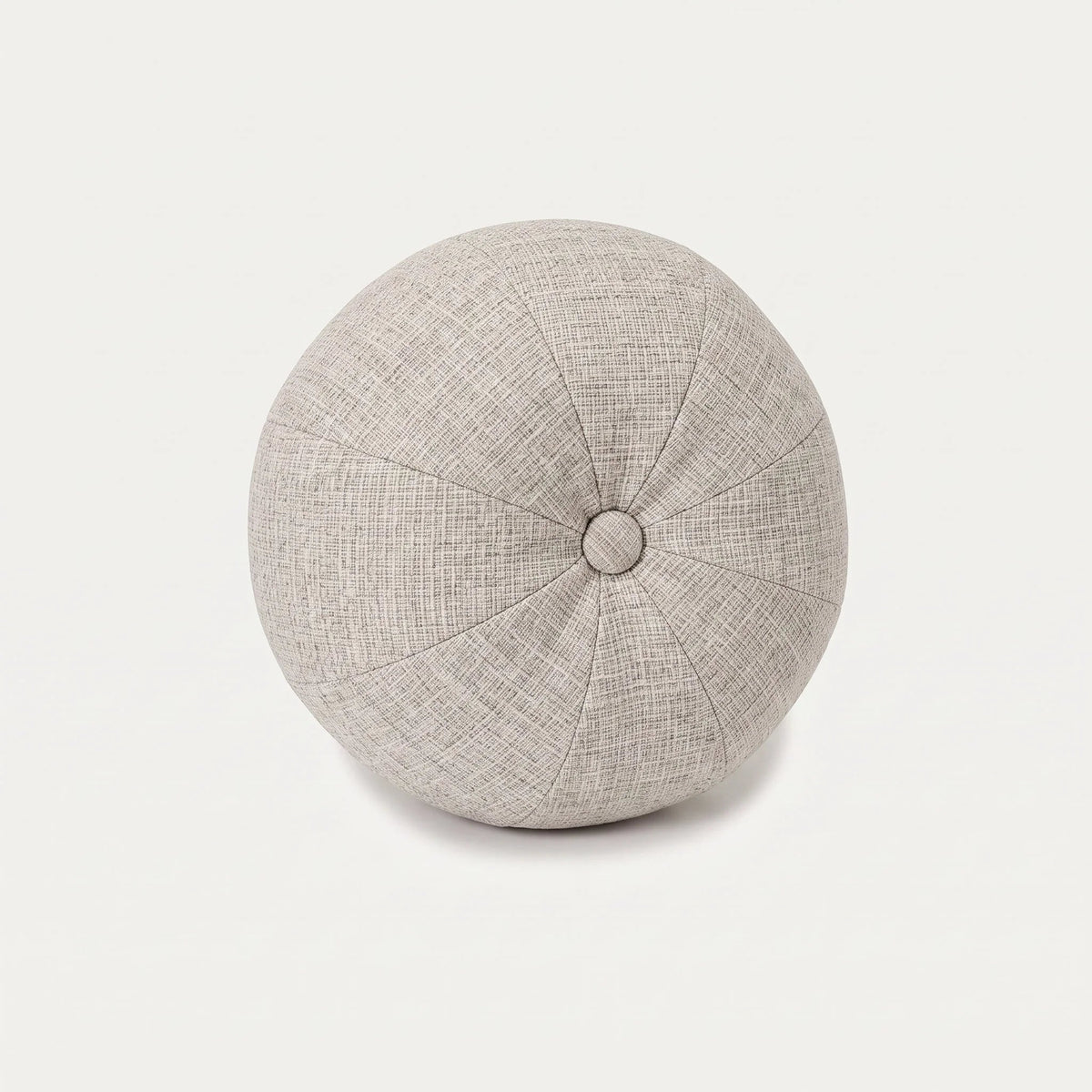 Decorative cushion Ball with button