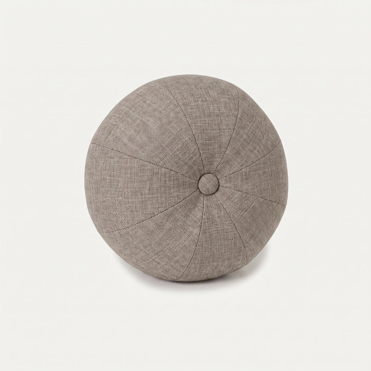 Decorative cushion Ball with button