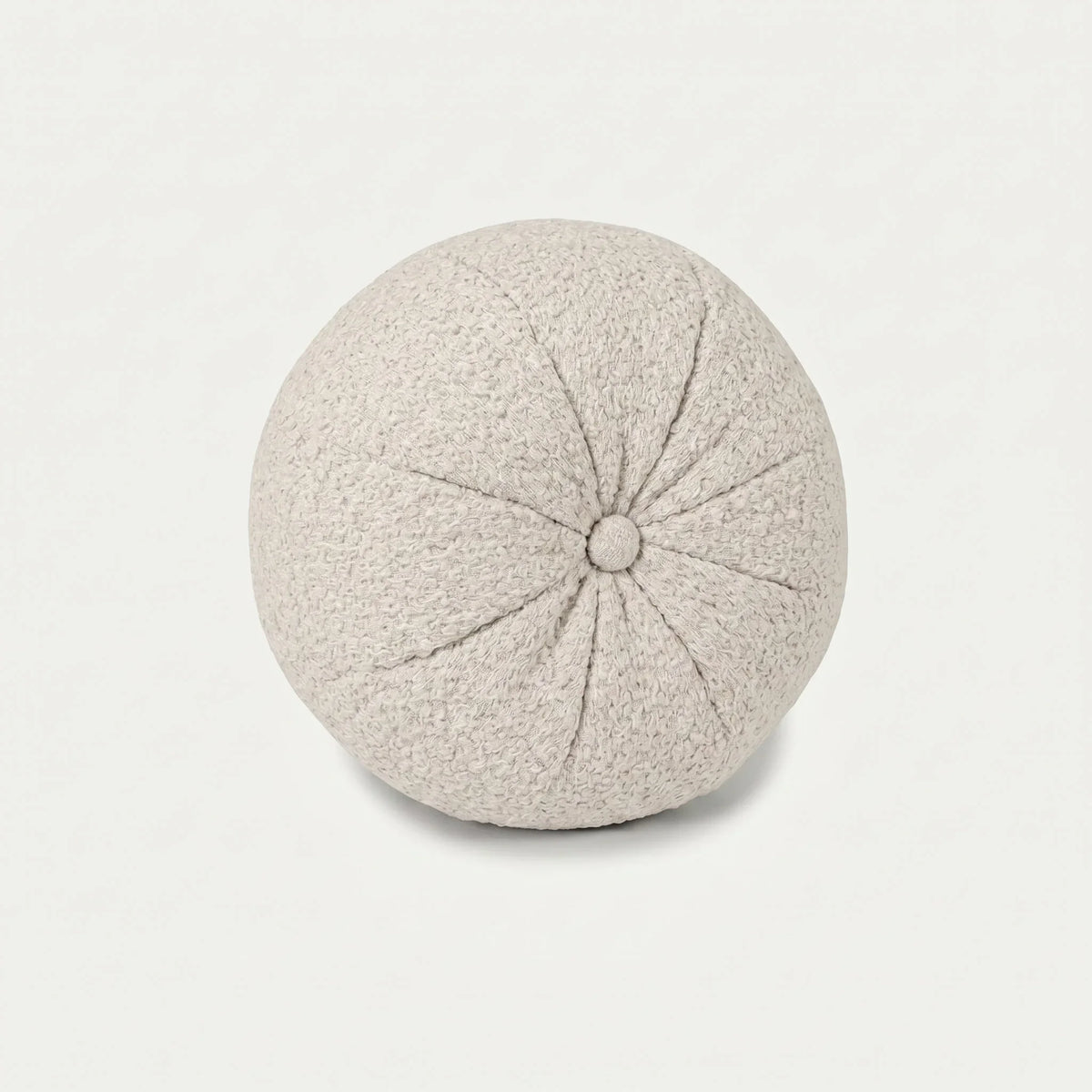 Decorative cushion Ball with button