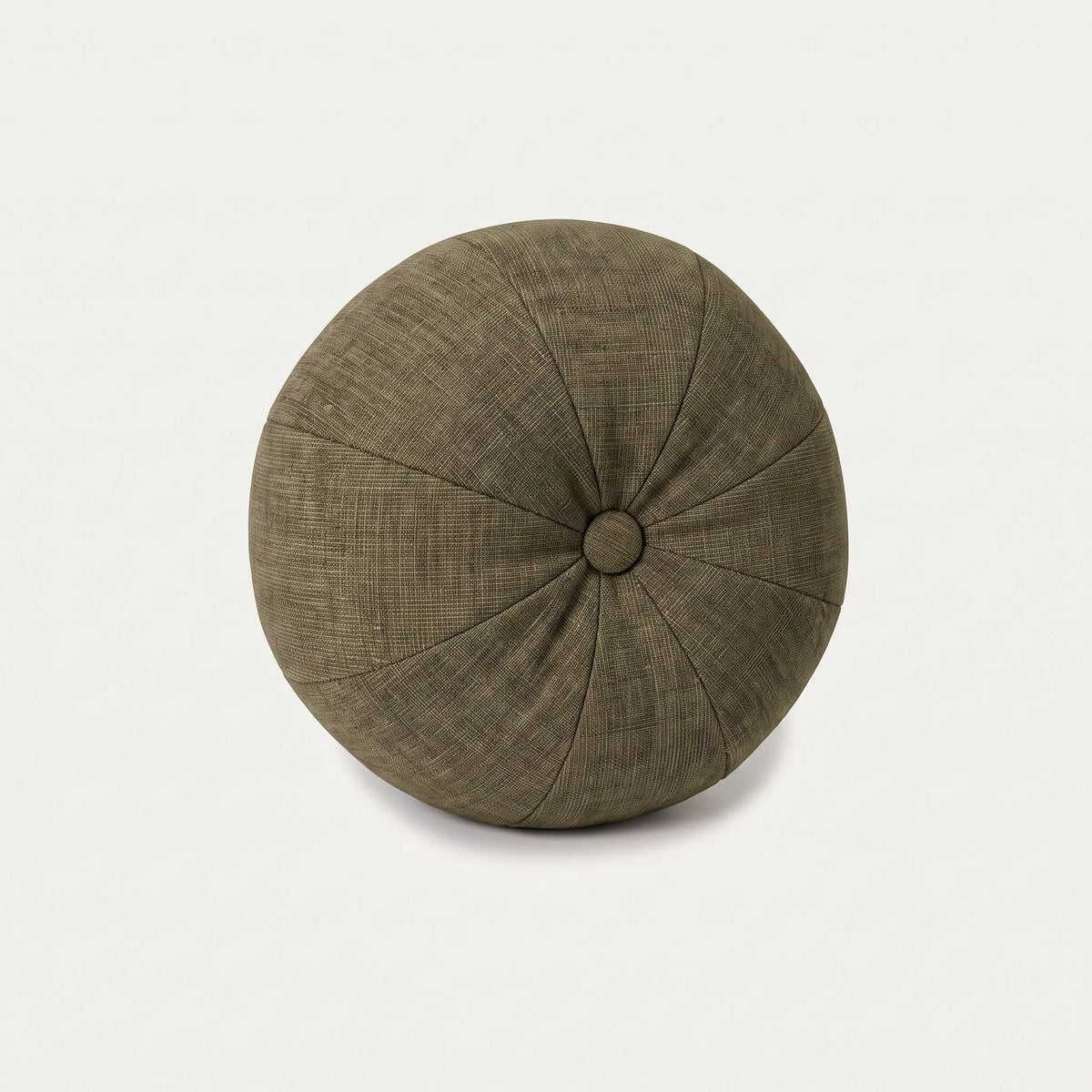 Decorative cushion Ball with button