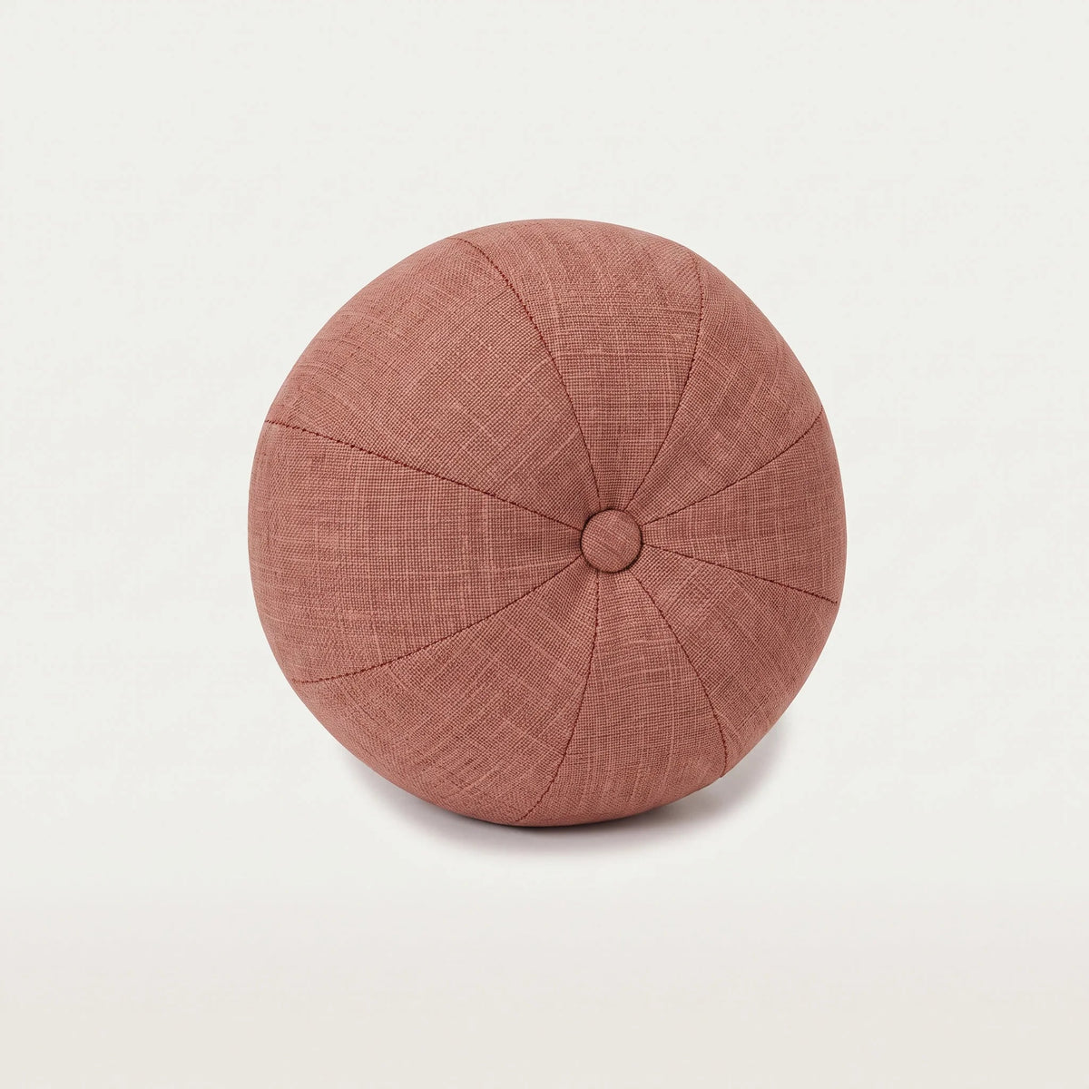 Decorative cushion Ball with button
