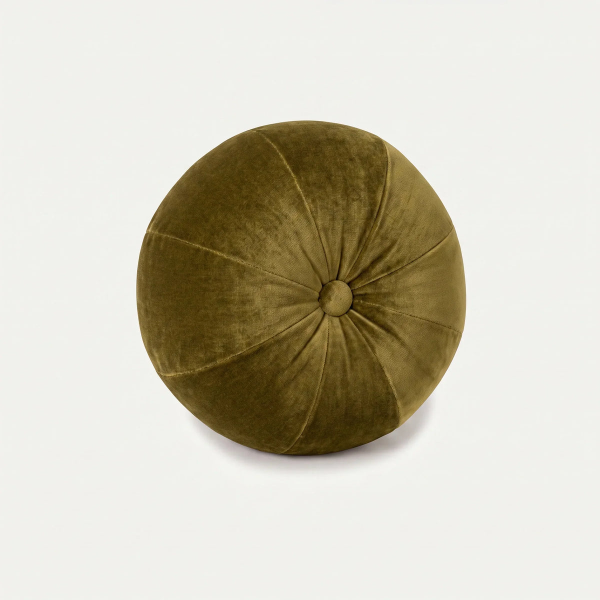 Decorative cushion Ball with button