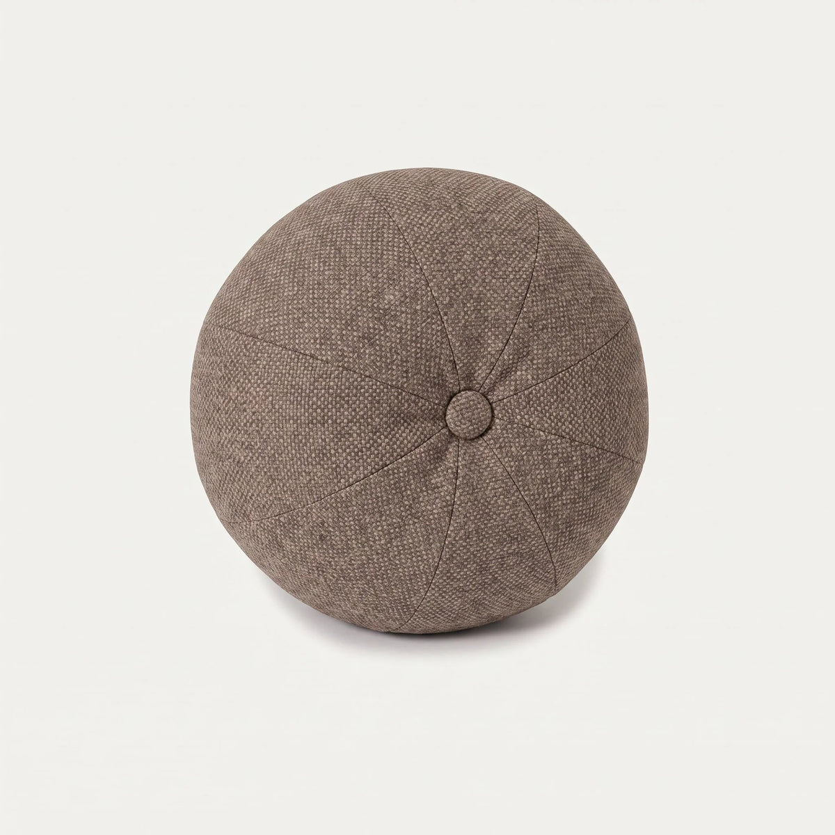 Decorative cushion Ball with button