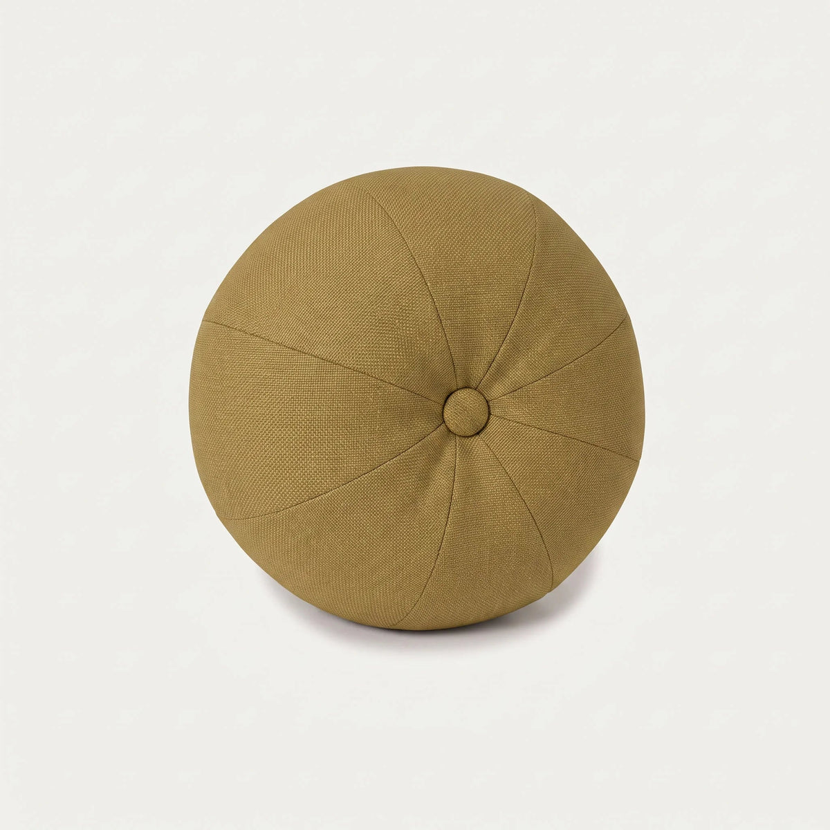 Decorative cushion Ball with button