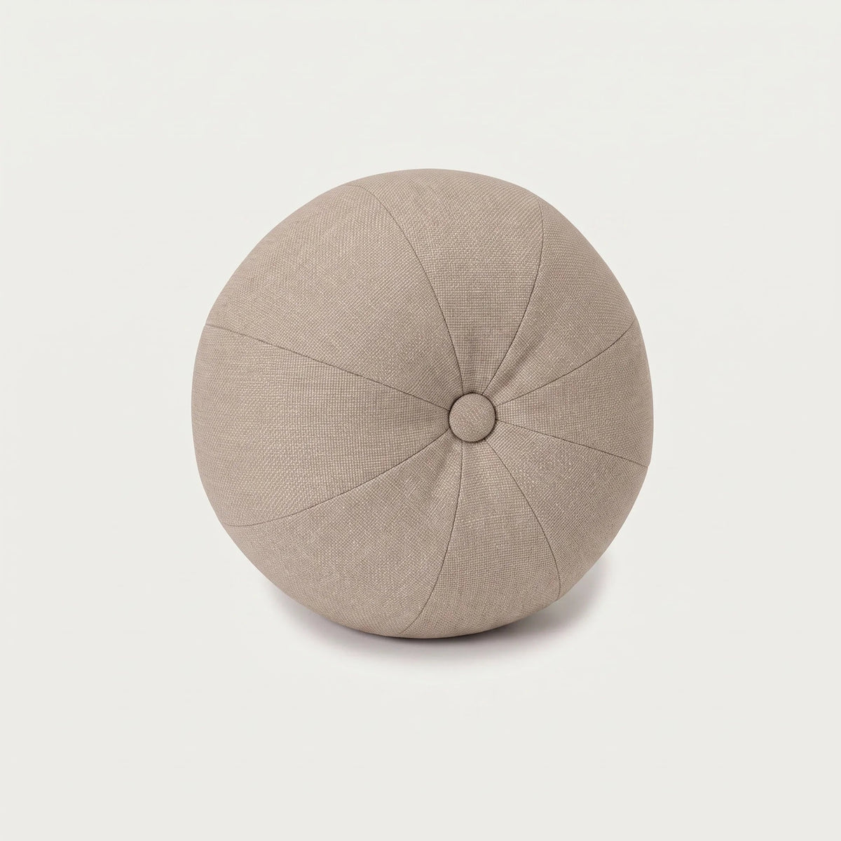Decorative cushion Ball with button