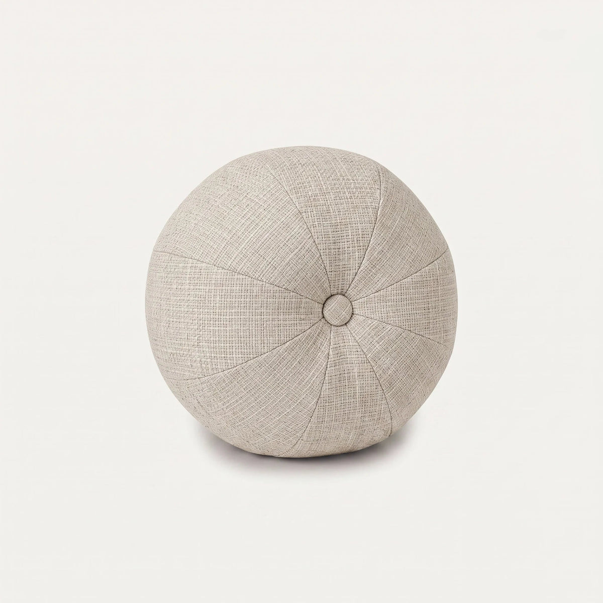 Decorative cushion Ball with button