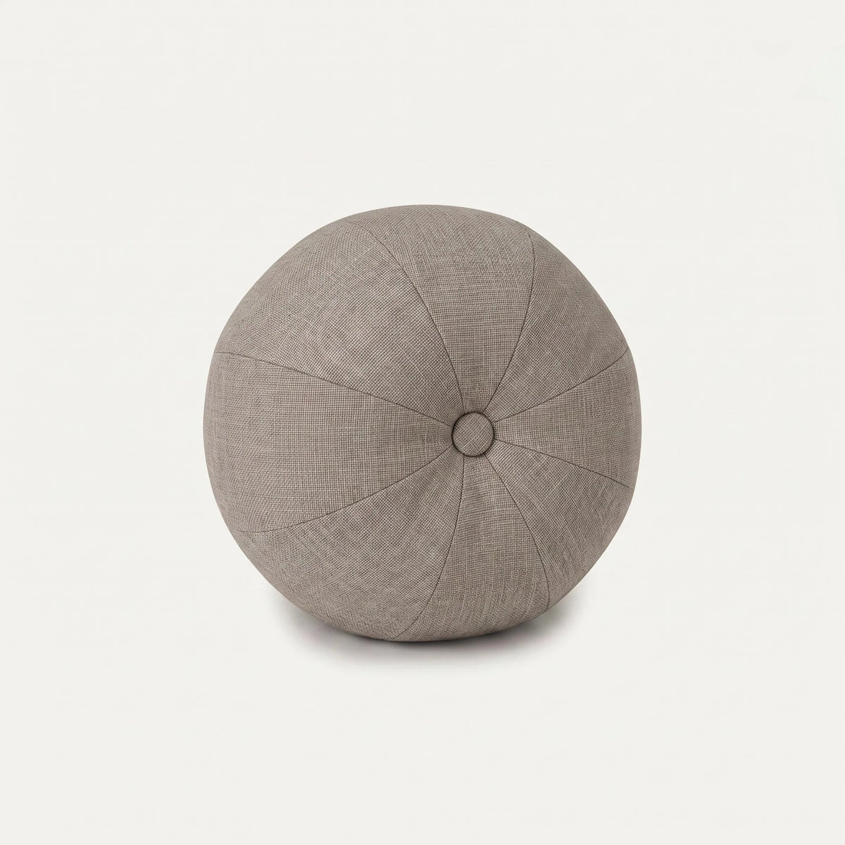 Decorative cushion Ball with button