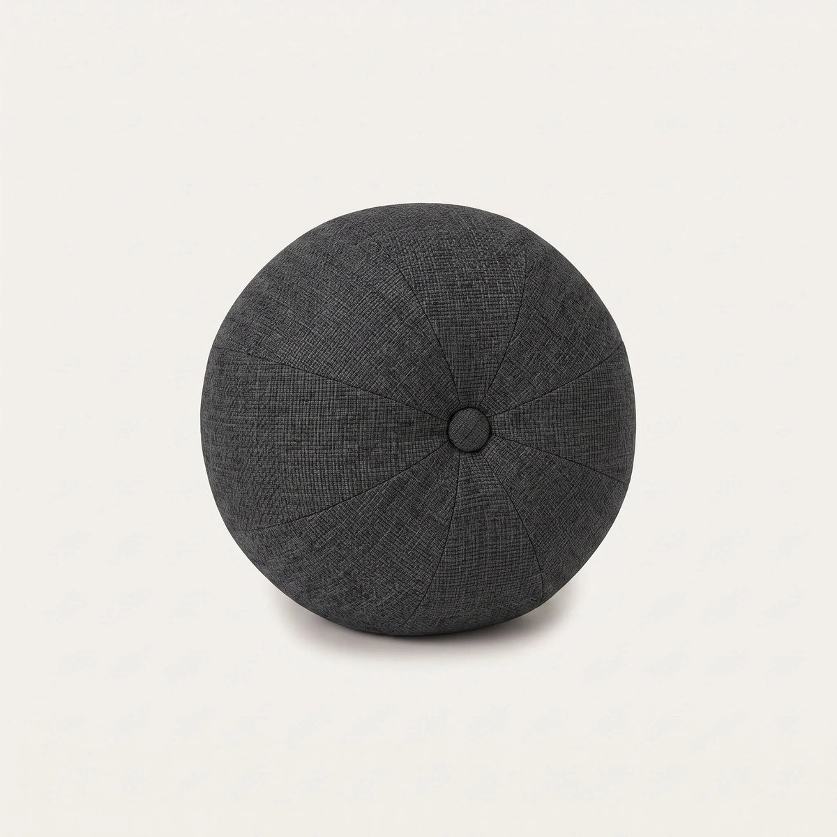 Decorative cushion Ball with button