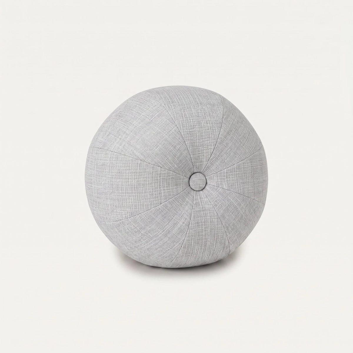 Decorative cushion Ball with button