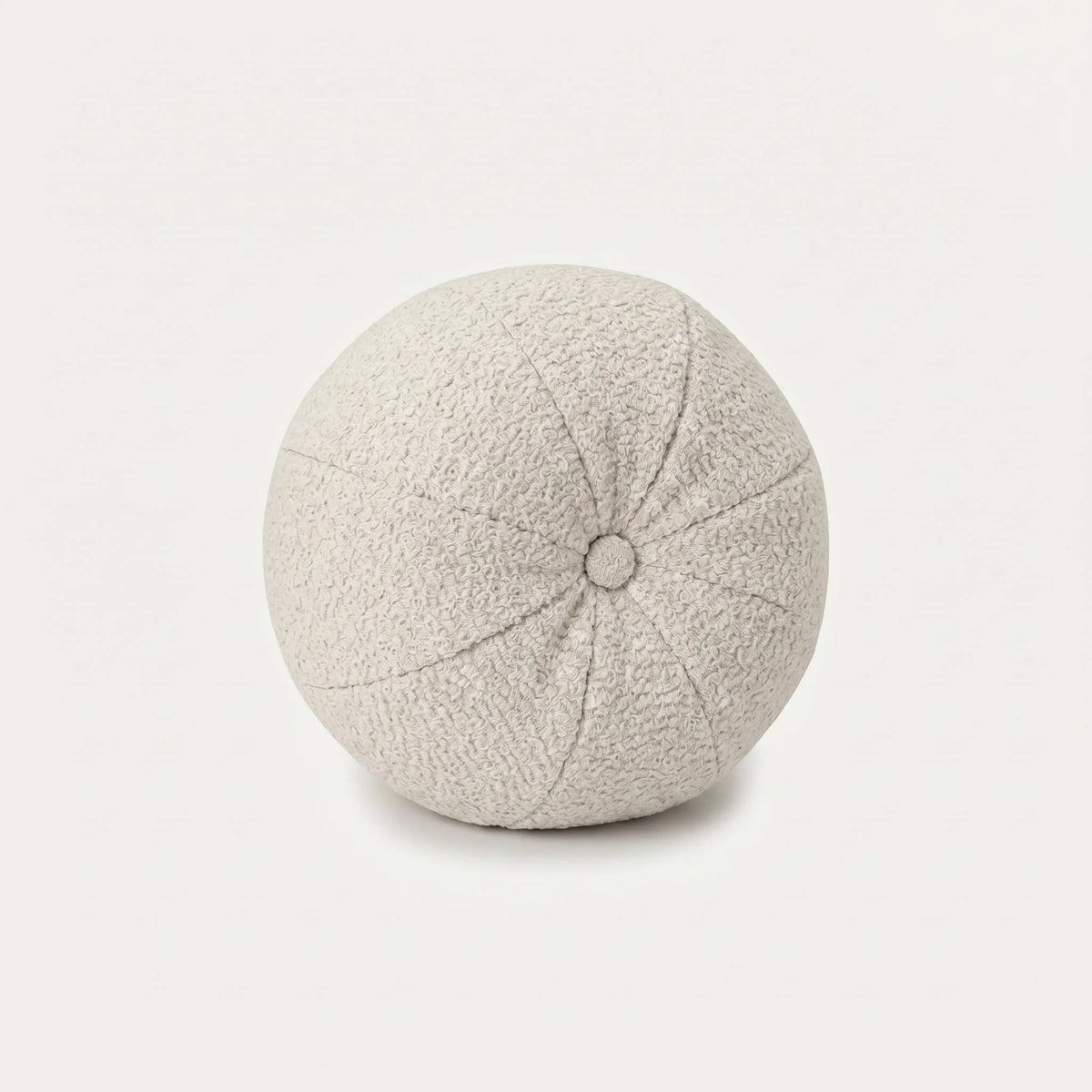 Decorative cushion Ball with button