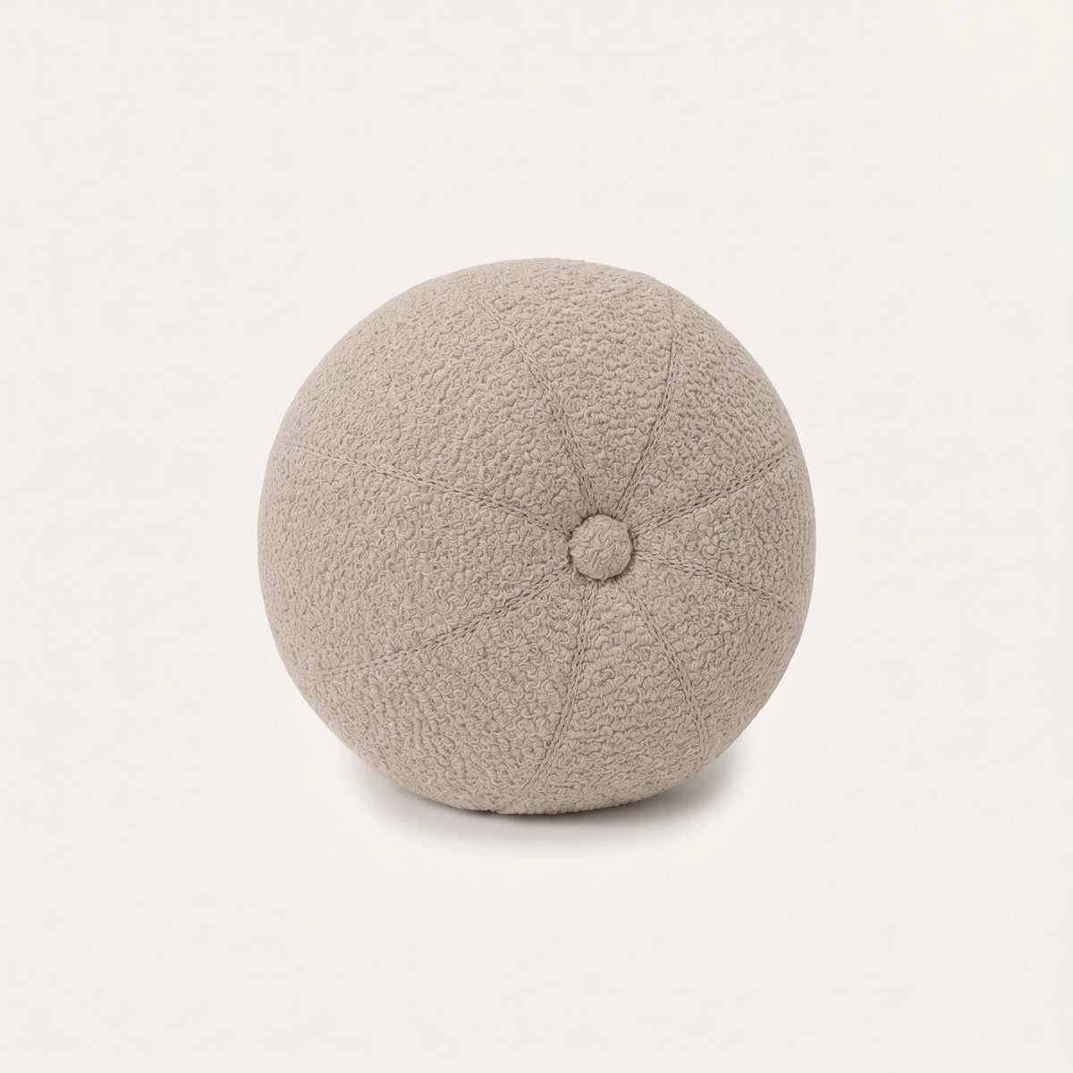 Decorative cushion Ball with button
