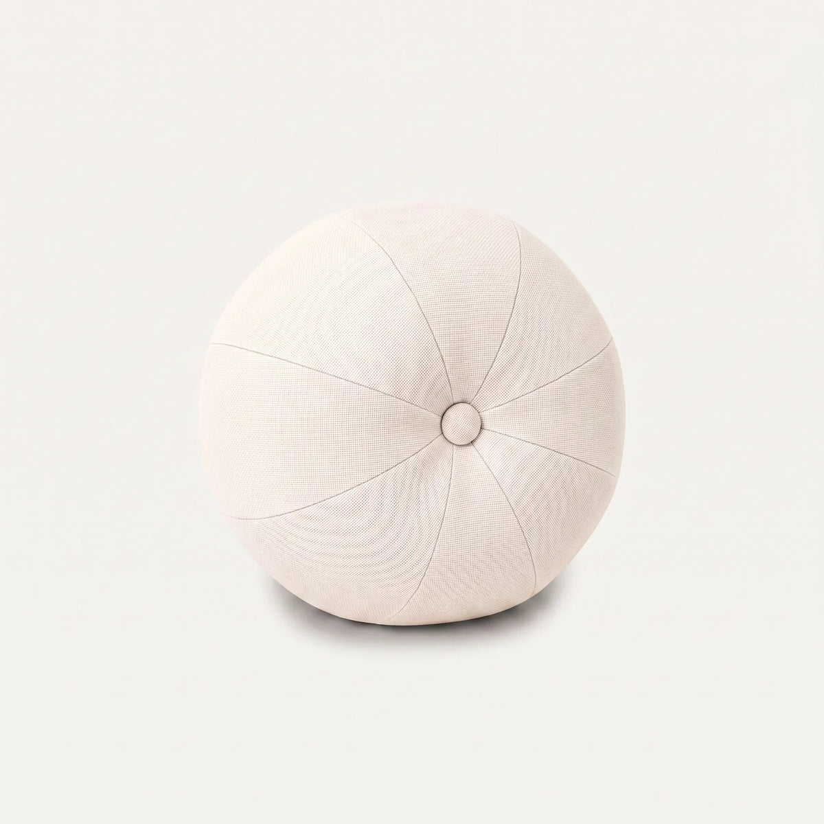 Decorative cushion Ball with button