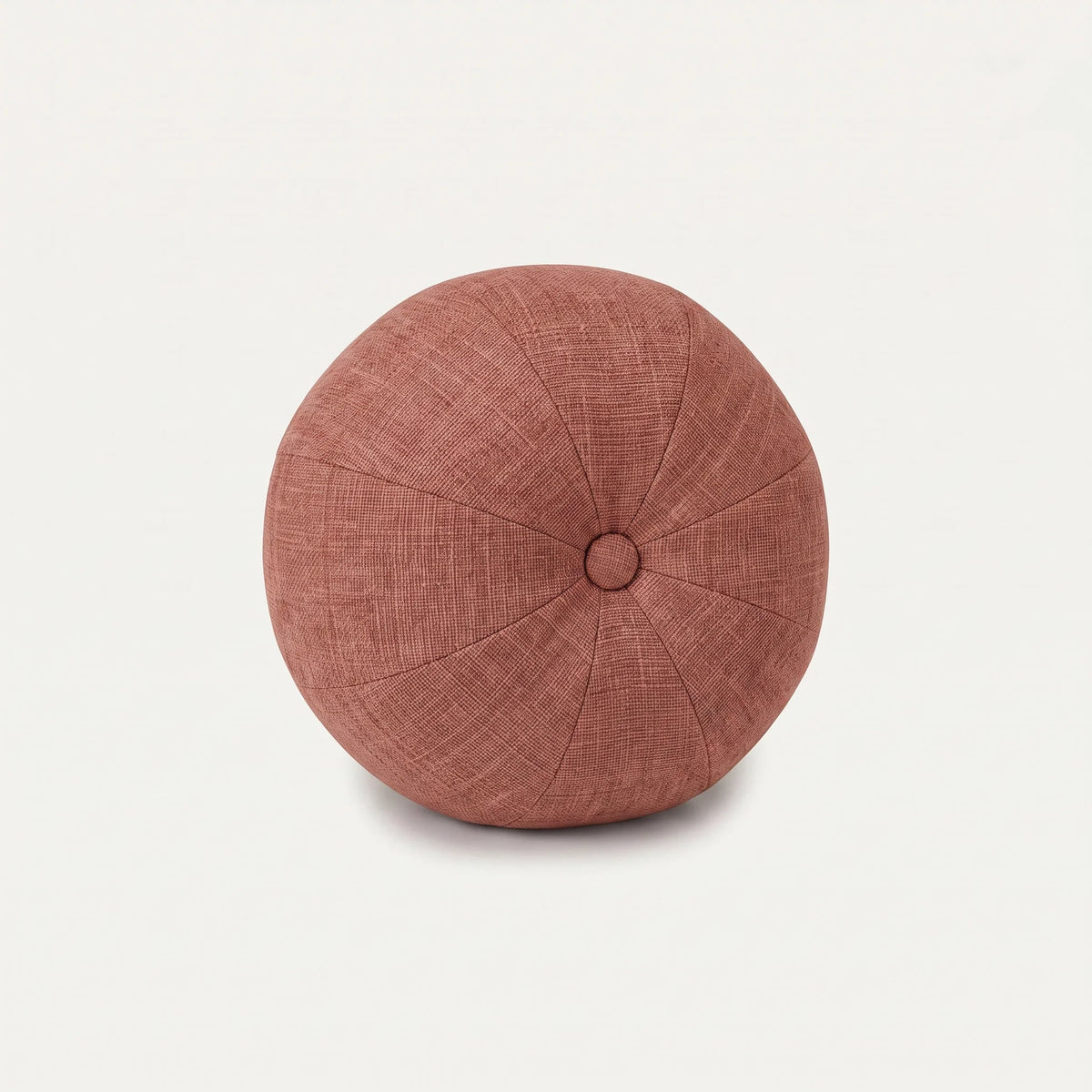 Decorative cushion Ball with button