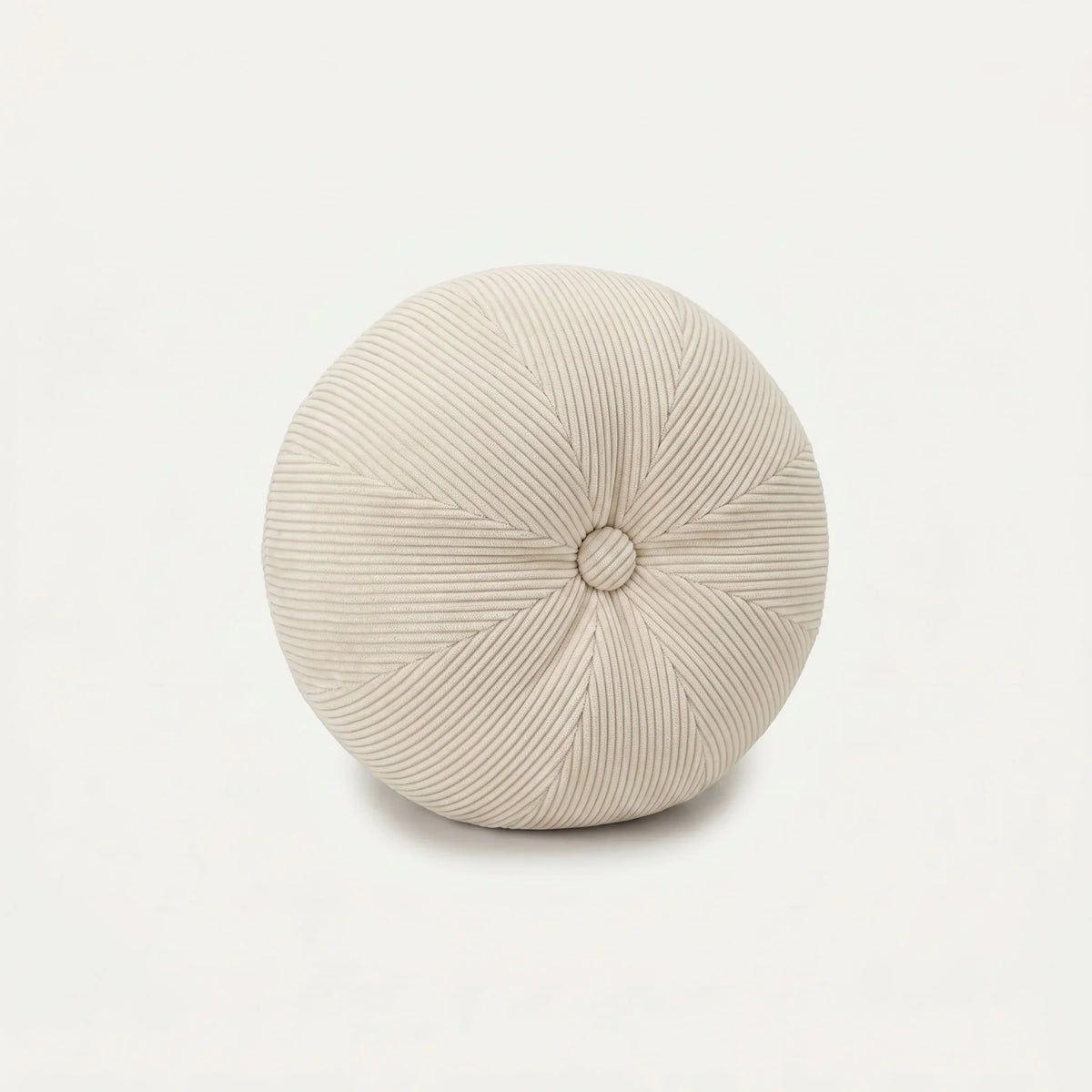 Decorative cushion Ball with button