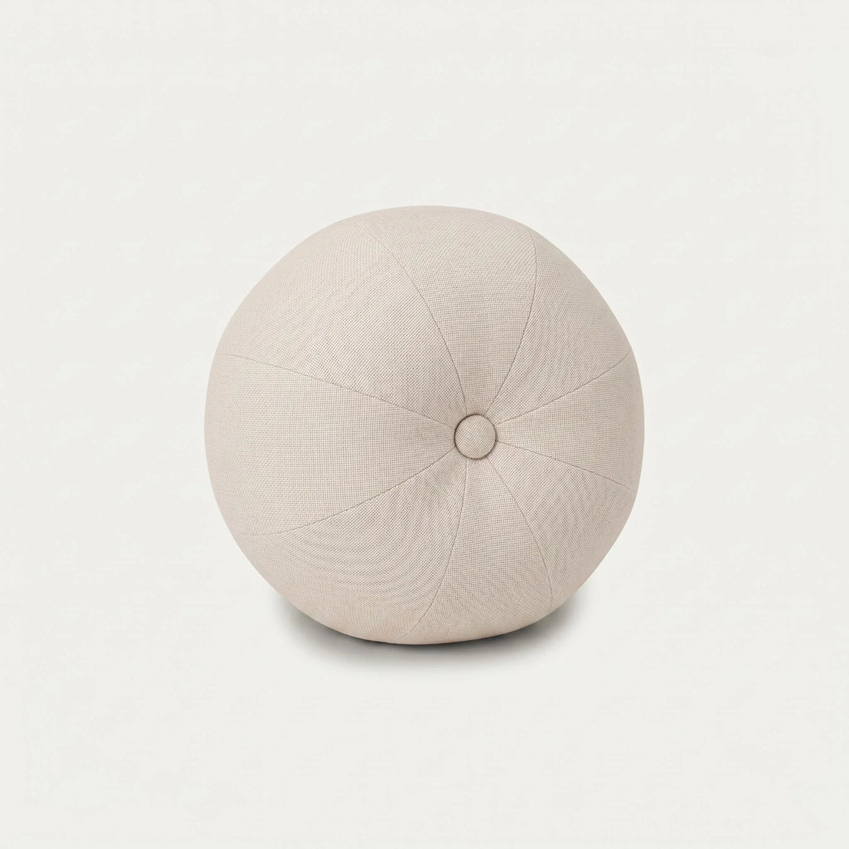 Decorative cushion Ball with button