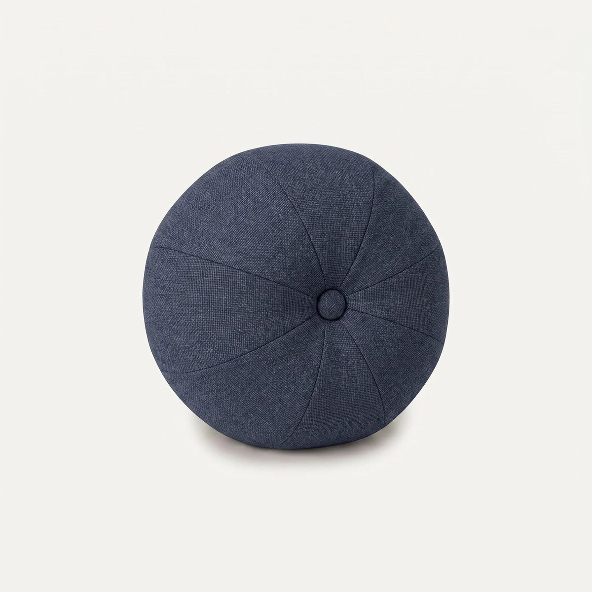 Decorative cushion Ball with button