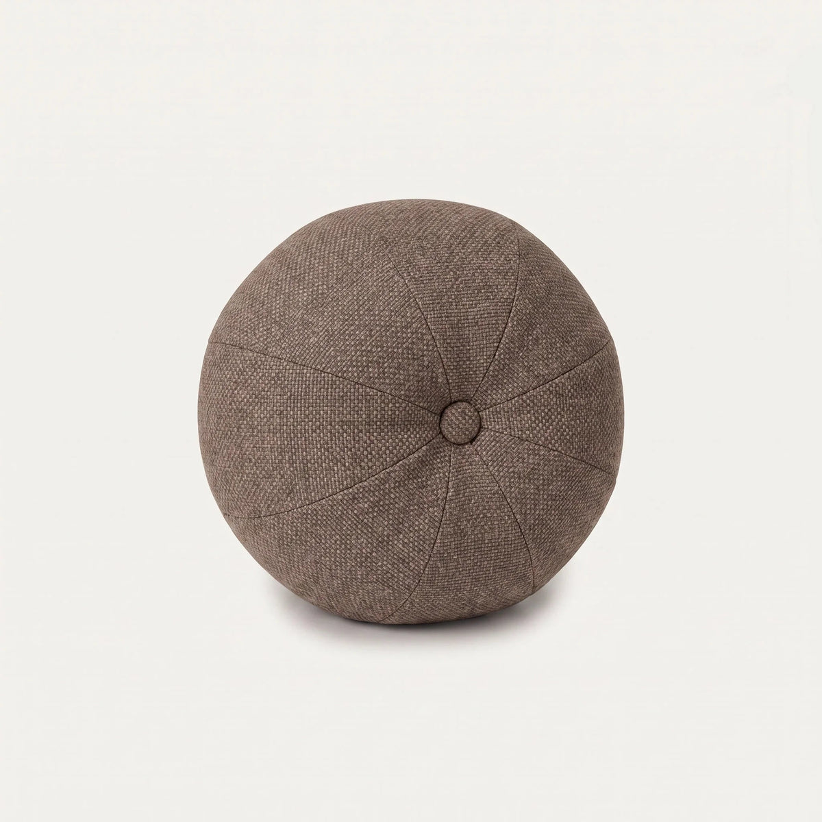 Decorative cushion Ball with button
