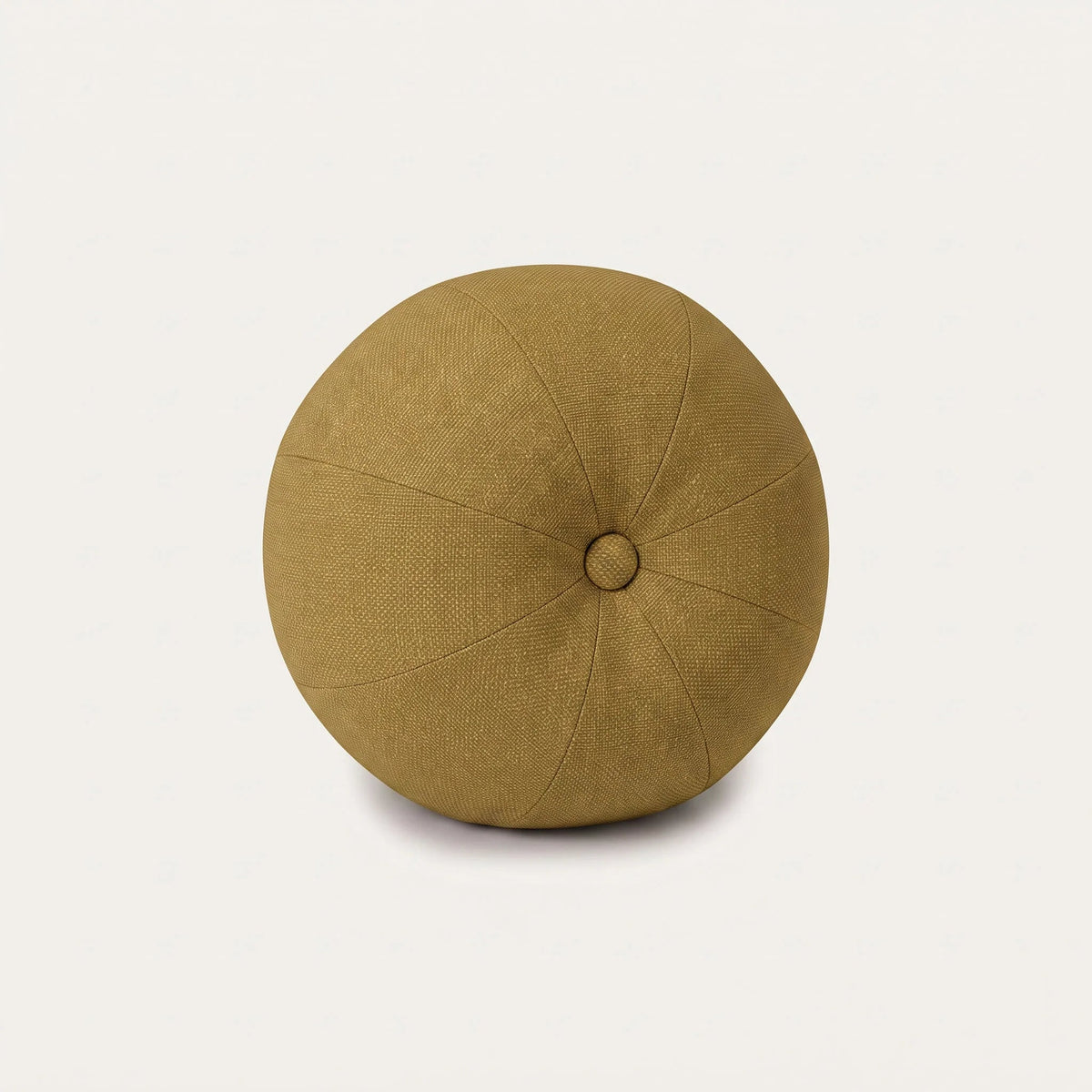 Decorative cushion Ball with button