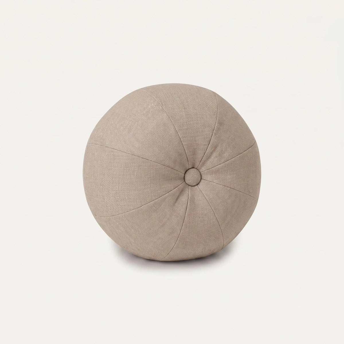 Decorative cushion Ball with button