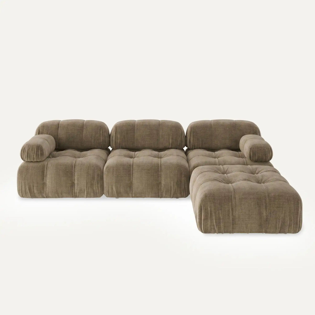 Divano modulare Cloud (4 posti) con pouf