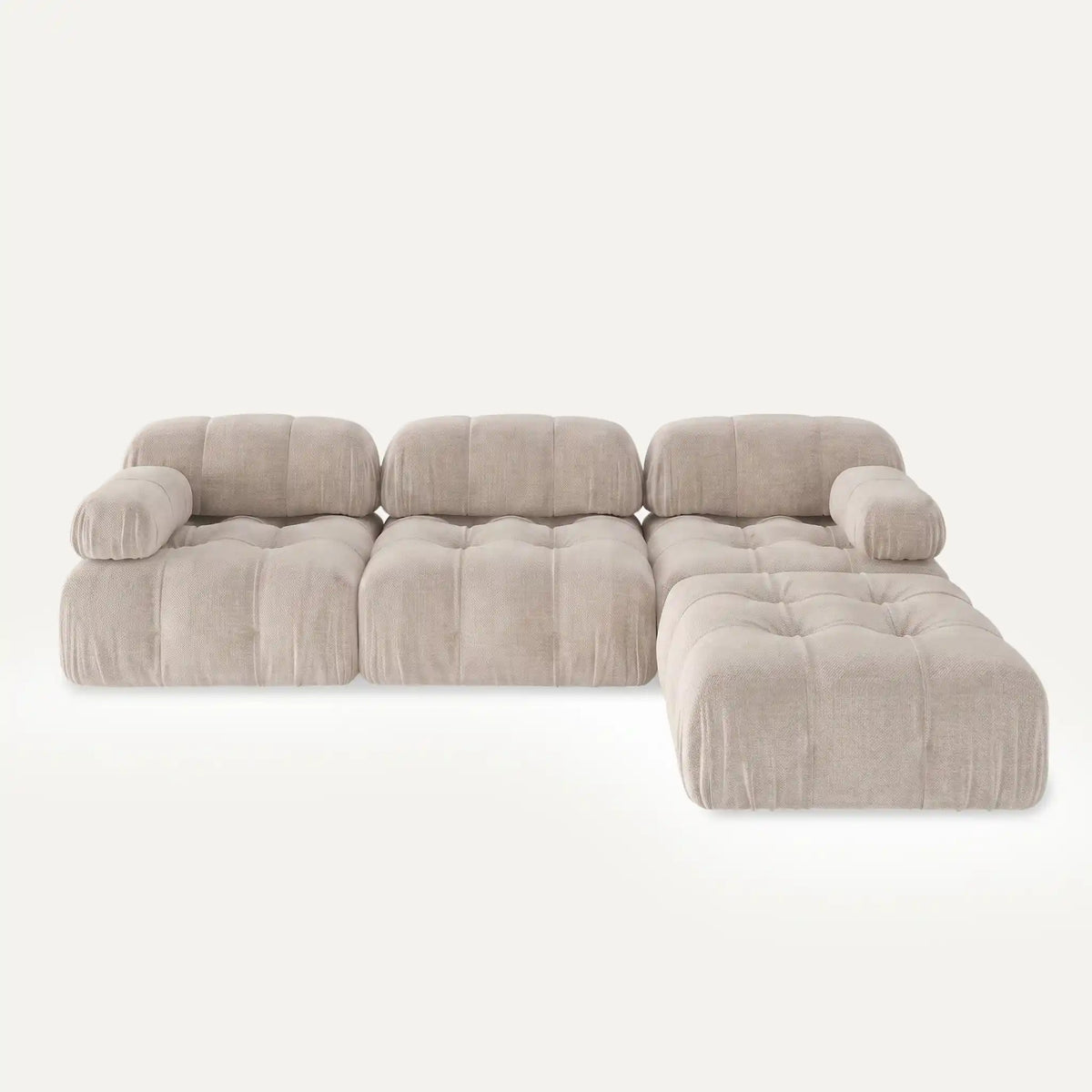 Divano modulare Cloud (4 posti) con pouf