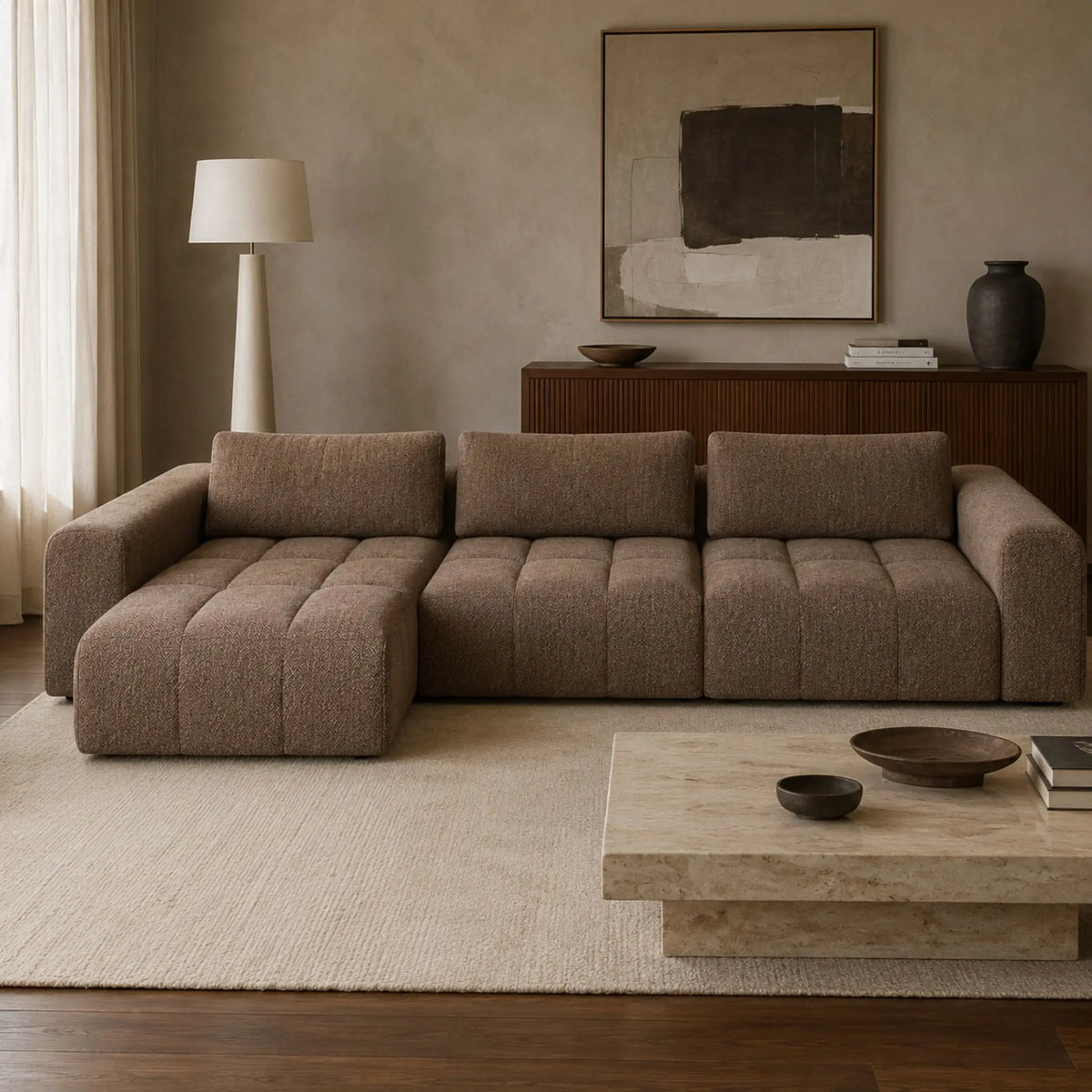 Modulares L Ecksofa (groß) Comora