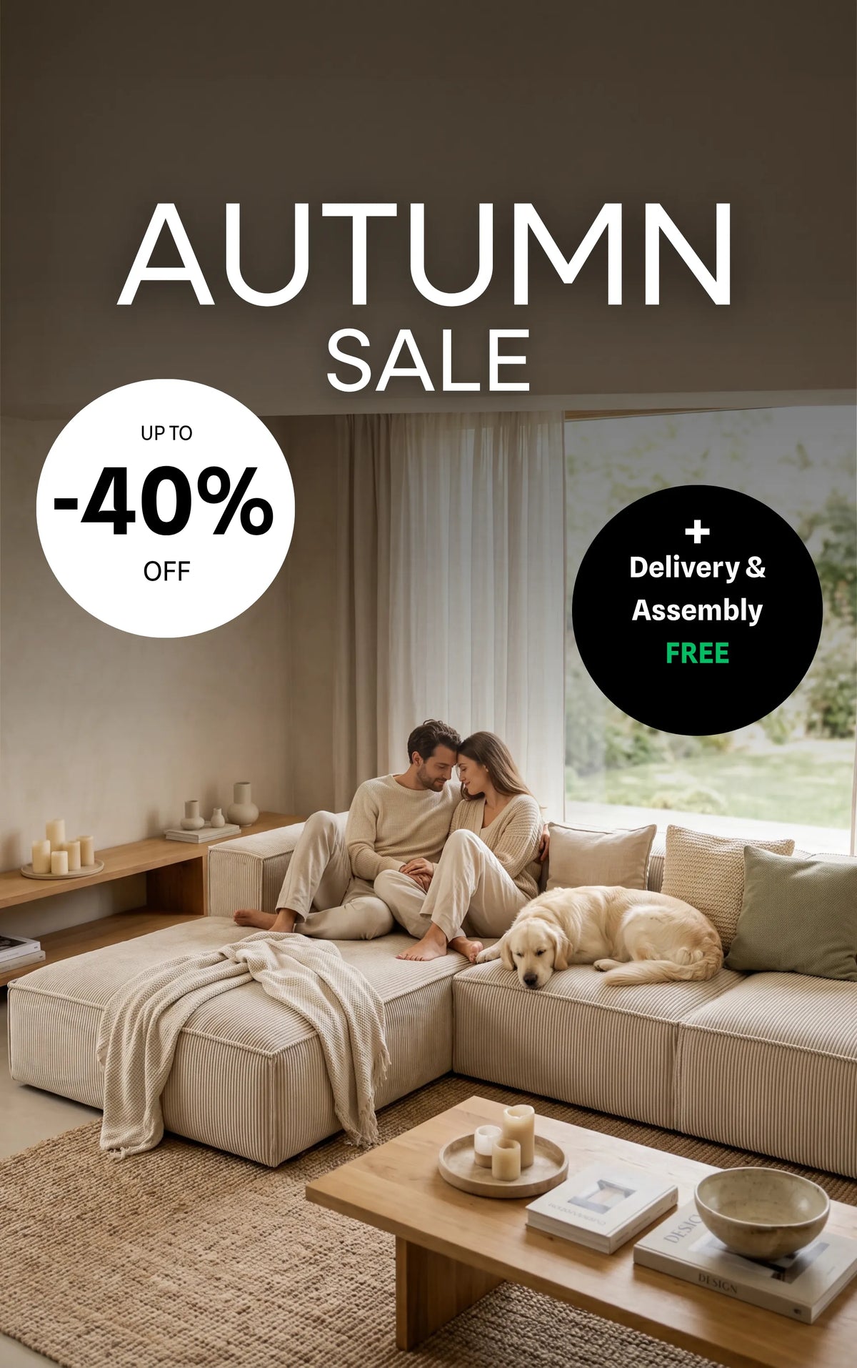 Autumn Sale – up to -40% off, free delivery and assembly