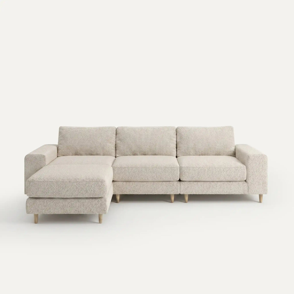 Modular sofa Lauria (4-seater) with pouffe