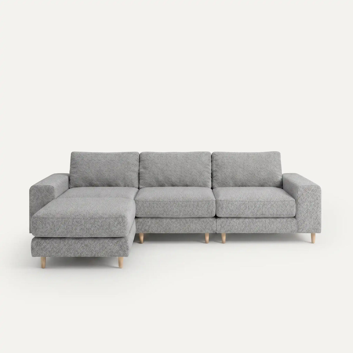 Modular sofa Lauria (4-seater) with pouffe