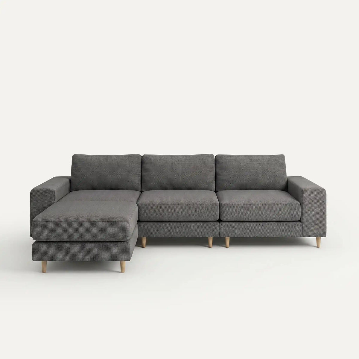 Modular sofa Lauria (4-seater) with pouffe