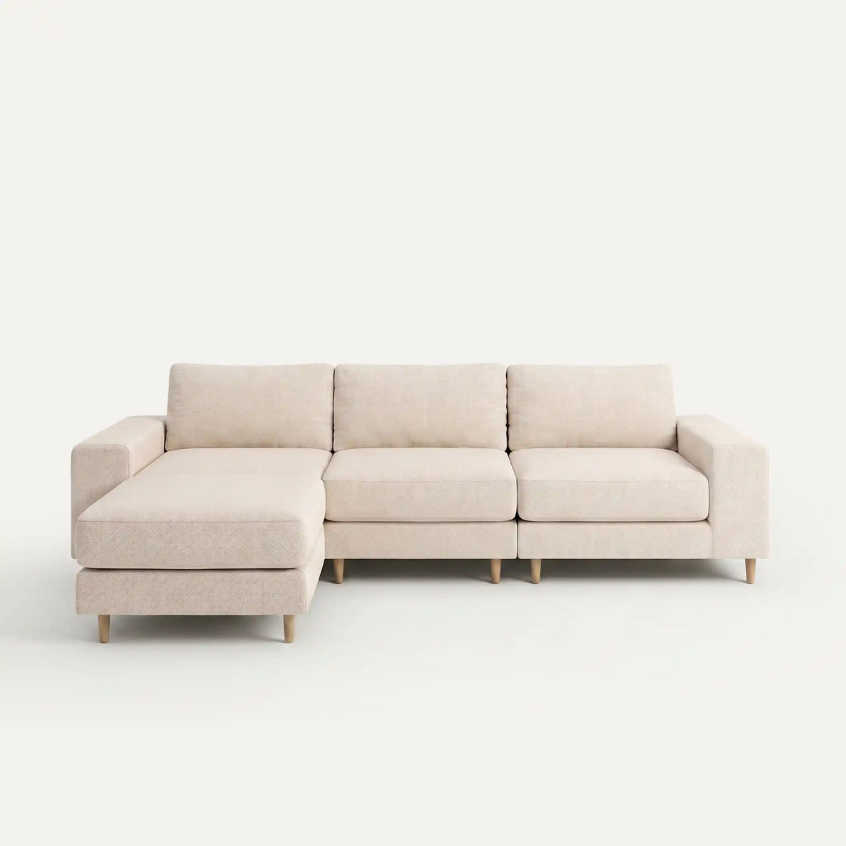 Modular sofa Lauria (4-seater) with pouffe