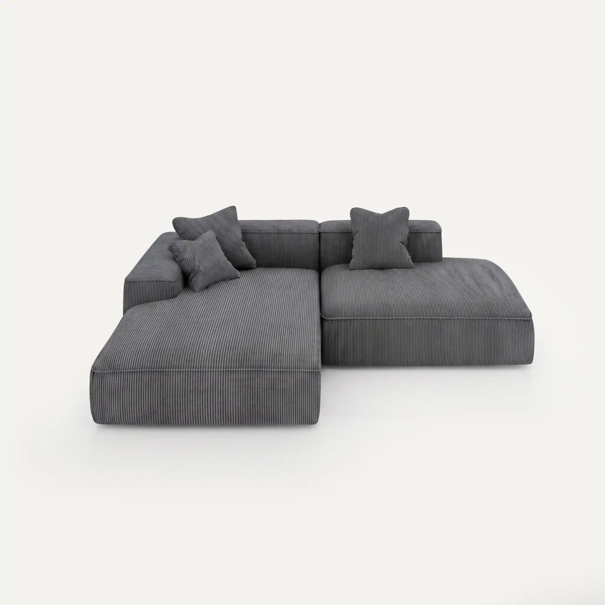 Modular L-shaped corner sofa with chaise Noto