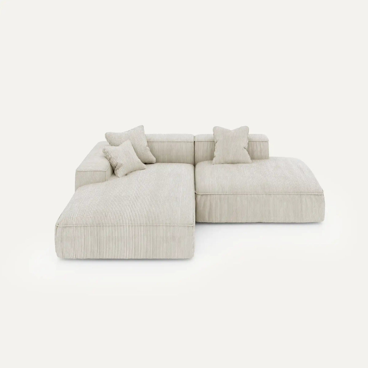 Modular L-shaped corner sofa with chaise Noto