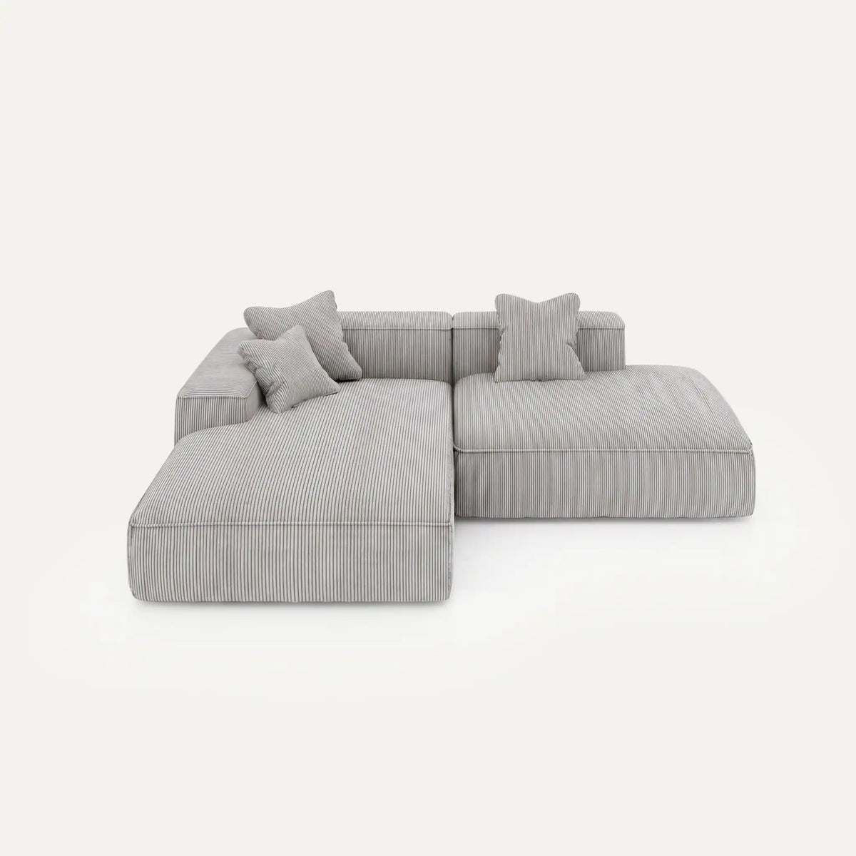 Modular L-shaped corner sofa with chaise Noto
