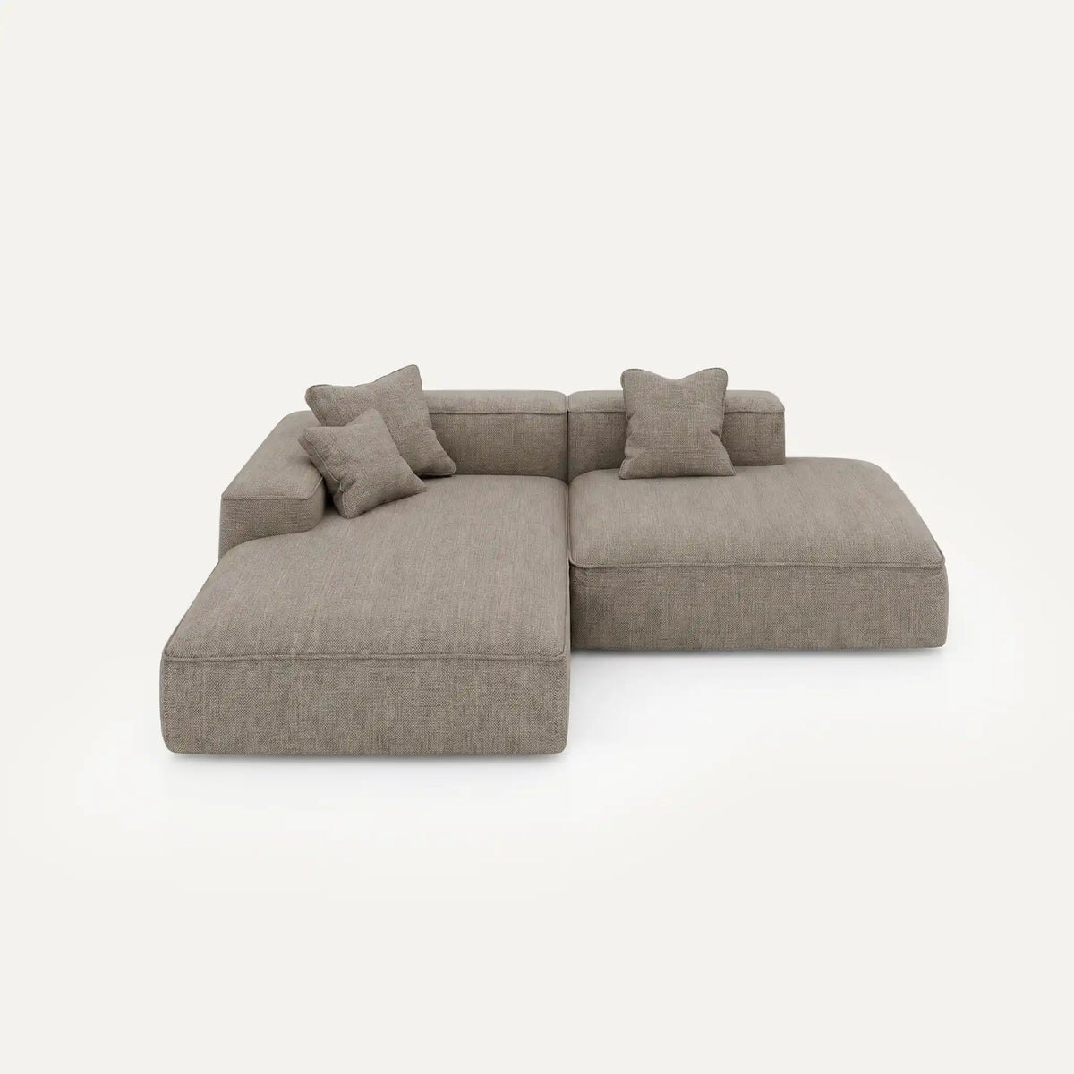 Modular L-shaped corner sofa with chaise Noto