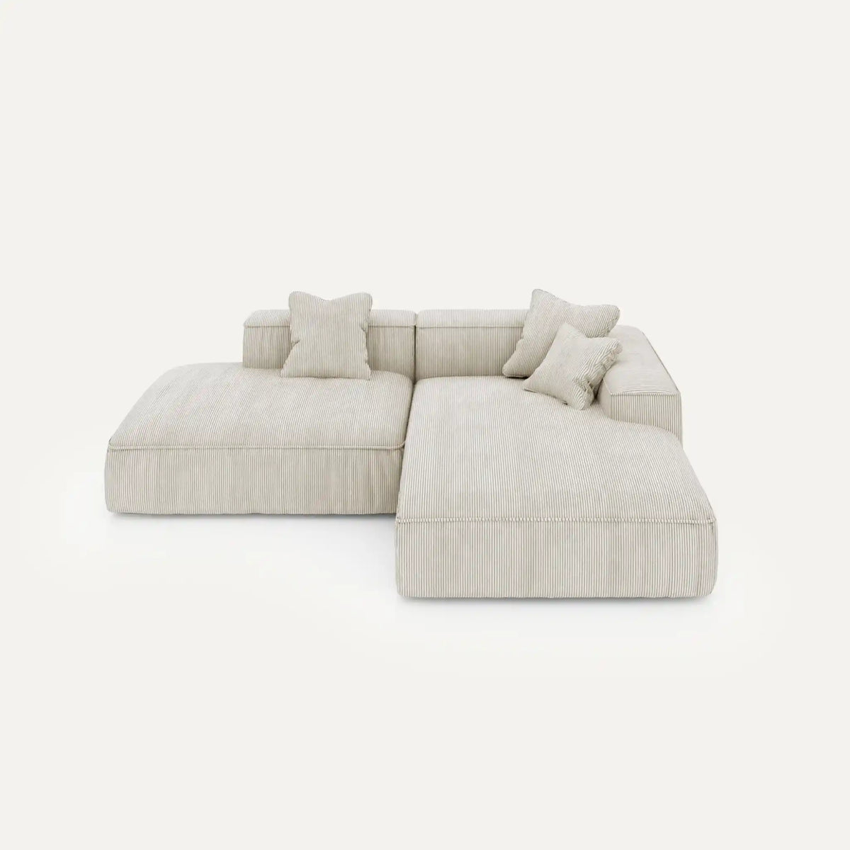 Modular L-shaped corner sofa with chaise Noto