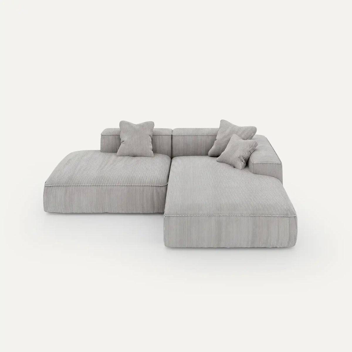 Modular L-shaped corner sofa with chaise Noto