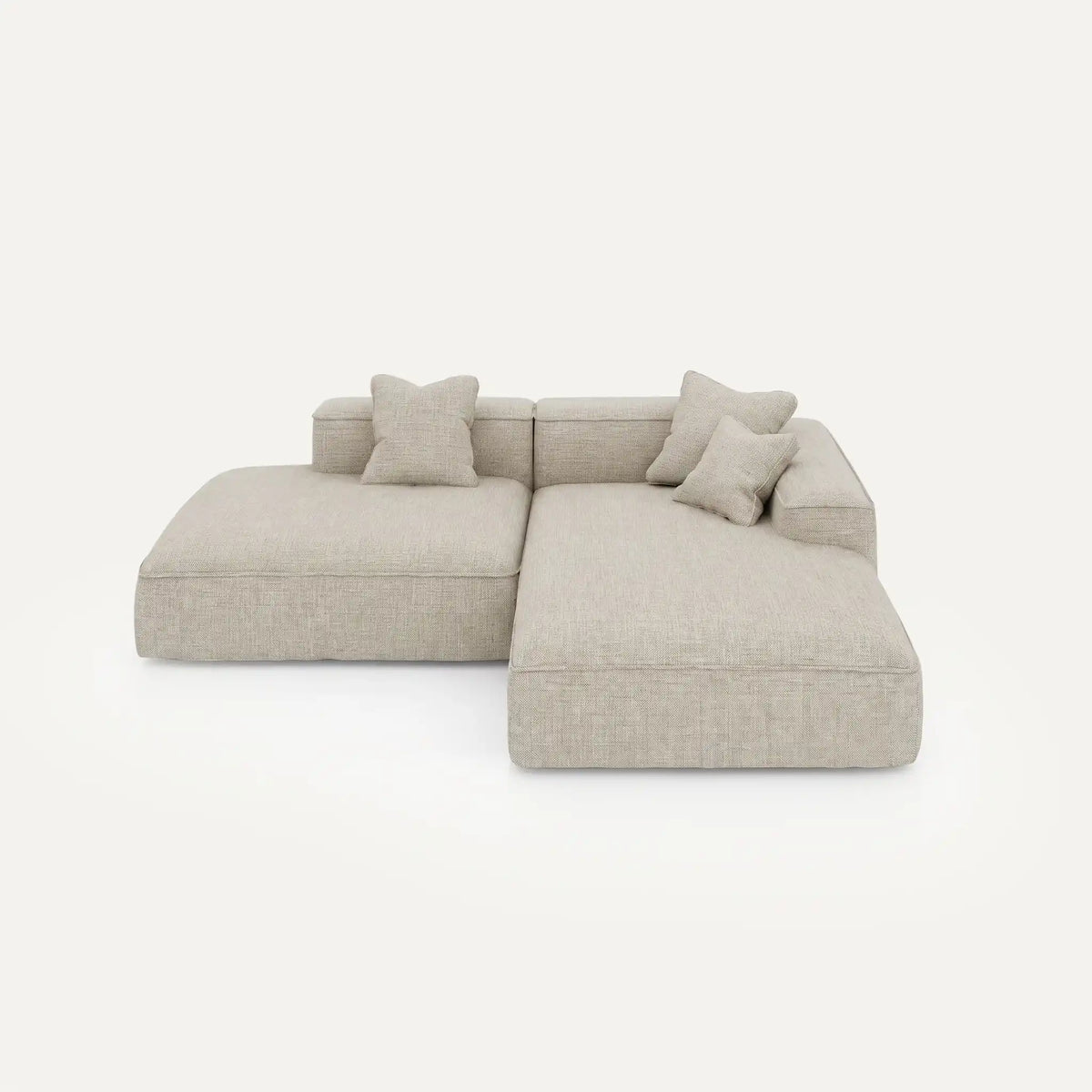 Modular L-shaped corner sofa with chaise Noto
