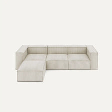 Divano modulare Sewilla (4 posti) con pouf