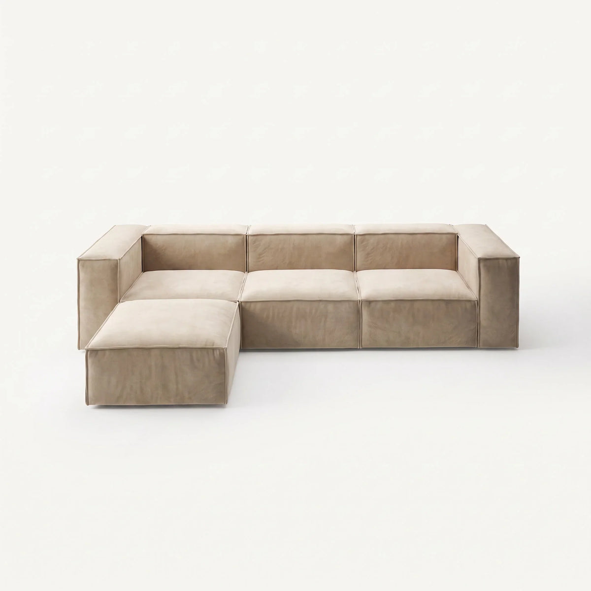 Modular sofa Sewilla (4-seater) with pouffe