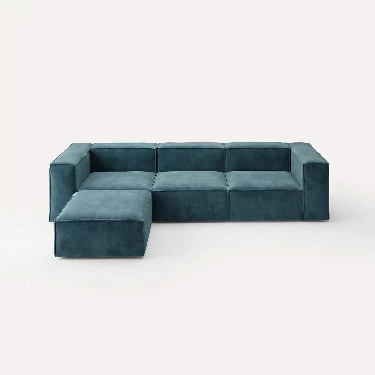 Modular sofa Sewilla (4-seater) with pouffe