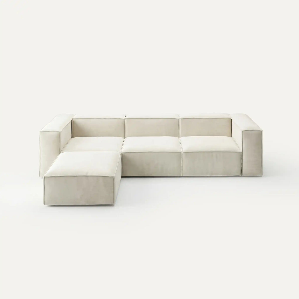Modular sofa Sewilla (4-seater) with pouffe